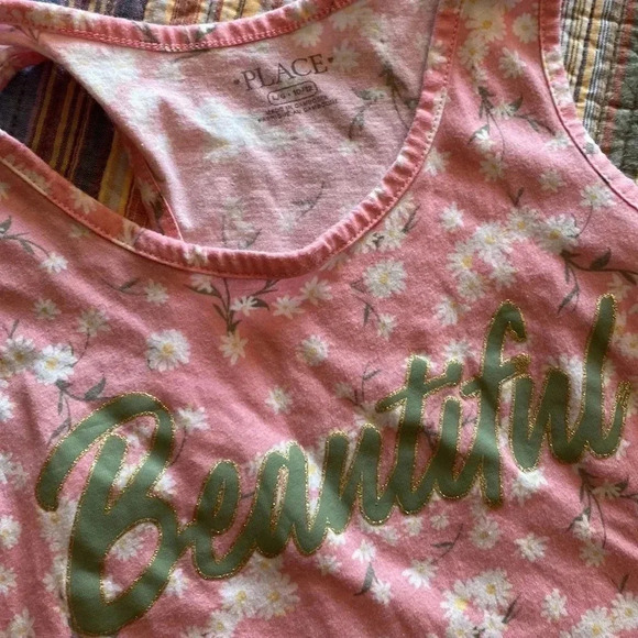 Childrens Place Twill Shorts and Tank Top - Picture 6 of 7